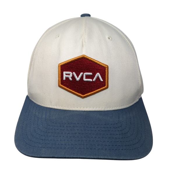 RVCA Snapback Hat Multicolor One Size Adjustable Mid Fit Lightweight Embroidered - Picture 1 of 9